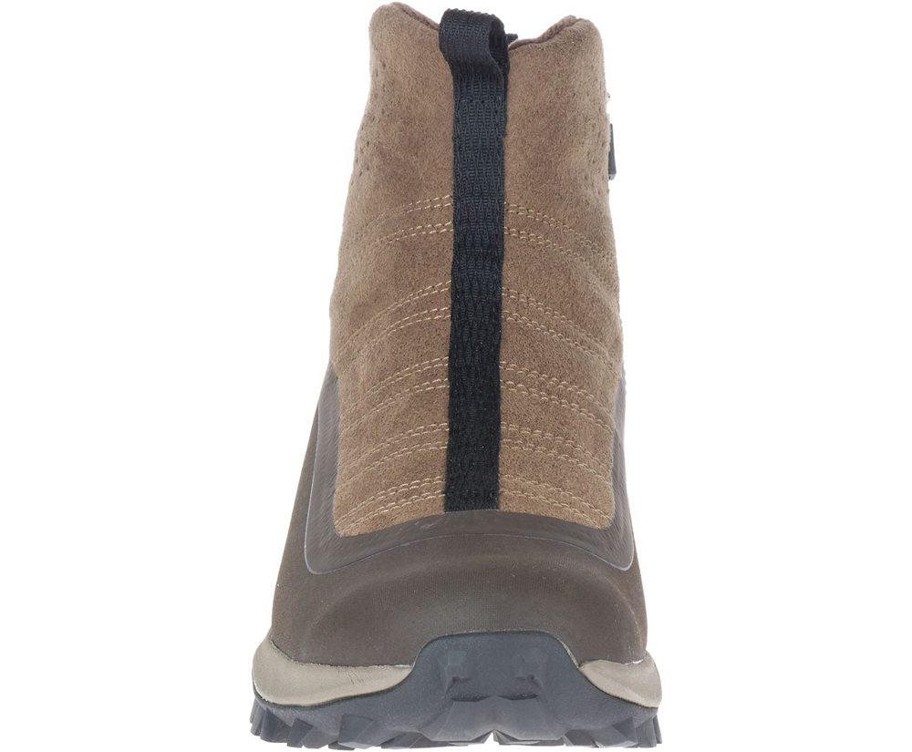 Merrell Støvler Herre - Thermo Snowdrift Zip Mid Shell - Brune - SFQ608734